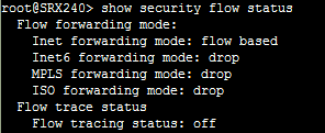 Configure SRX Mode to Packet Mode from Flow Mode