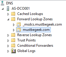 Add Host A-Record in Windows DNS Server - 1