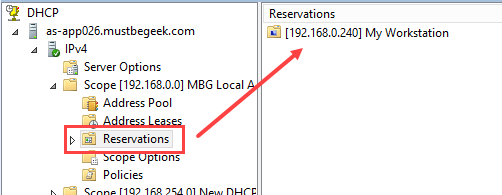 Configure DHCP Reservation in Windows Server 2012 R2 - 4