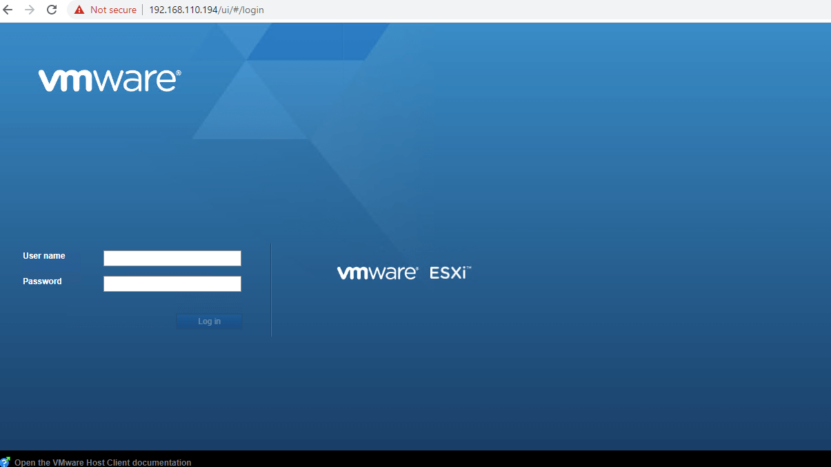 Steps to Install VMware vSphere ESXi